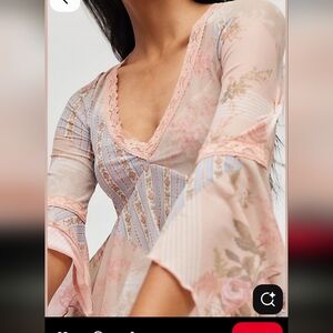 NWT Kimchi Blue Sybil Witchy Mesh Top